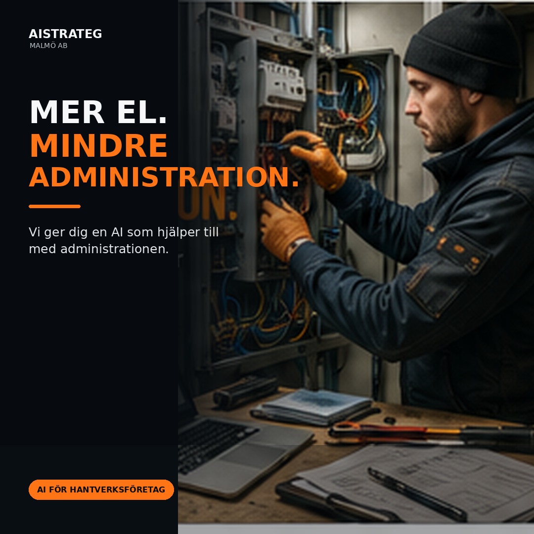 Kampanjbild för elinstallationsfirma